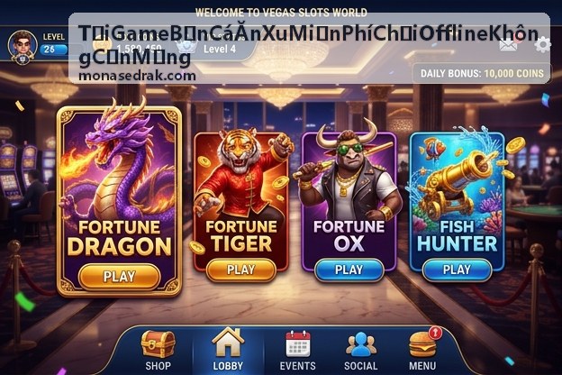Mẹo chơi game bắn cá ăn xu offline đạt điểm cao